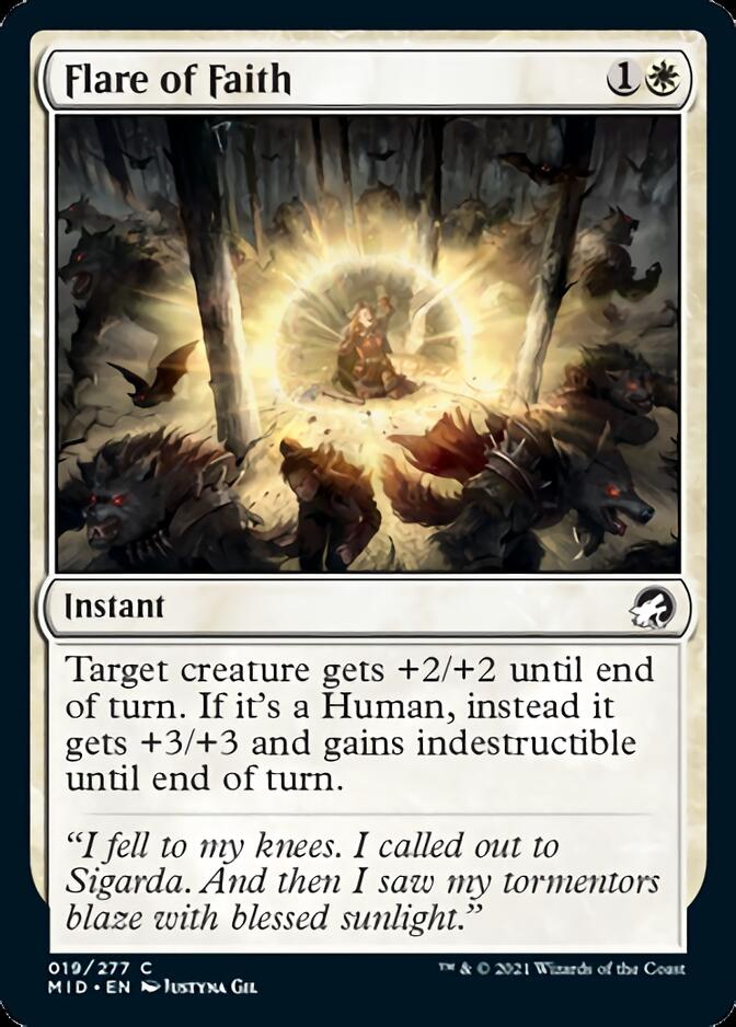 Flare of Faith [Innistrad: Midnight Hunt] 