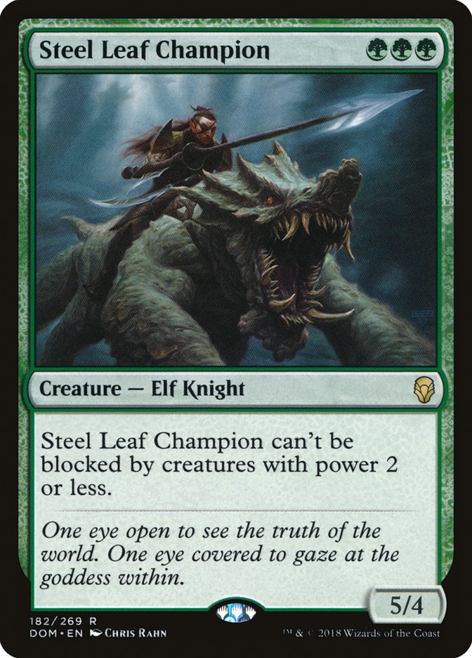 Steel Leaf Champion [Dominaria] 