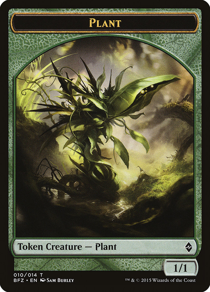 Plant Token [Battle for Zendikar Tokens] 