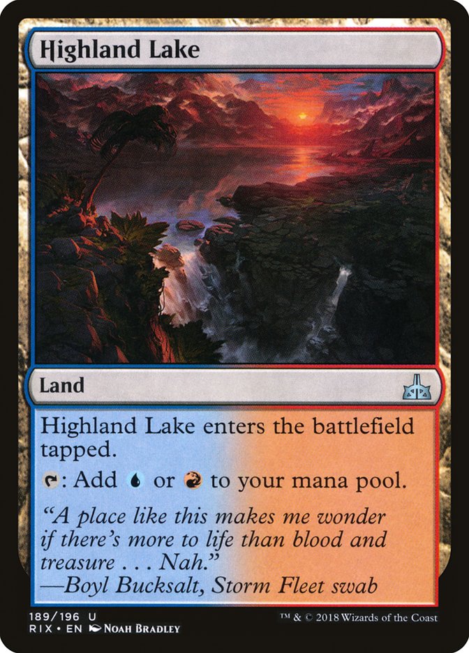 Highland Lake [Rivals of Ixalan] 