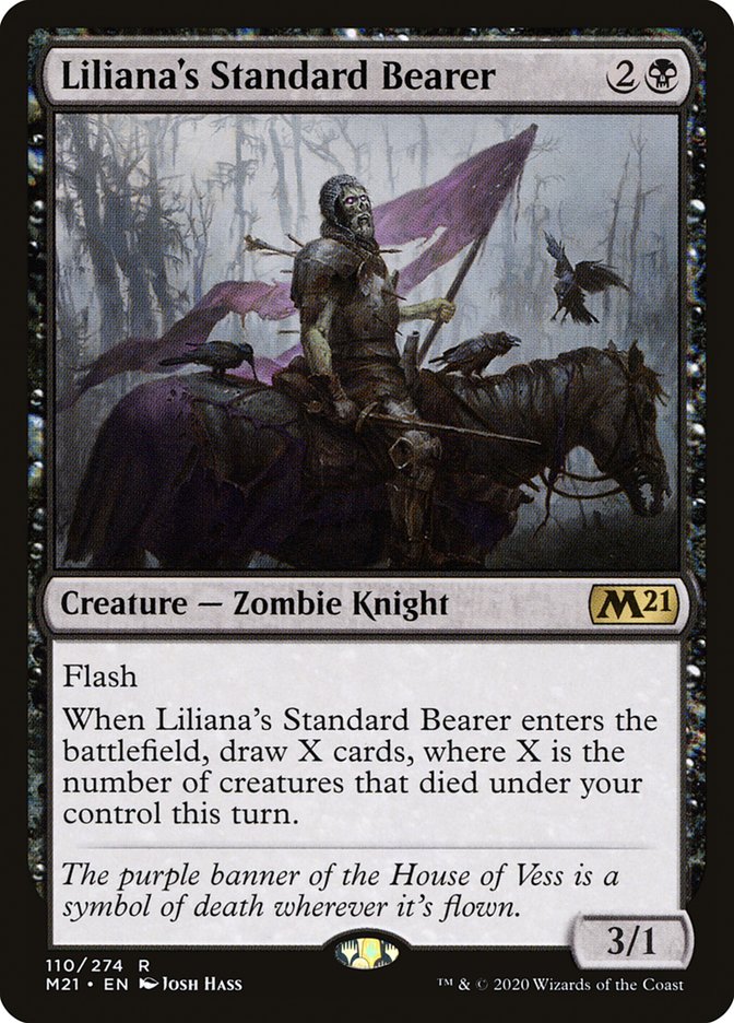 Liliana's Standard Bearer [Core Set 2021] 