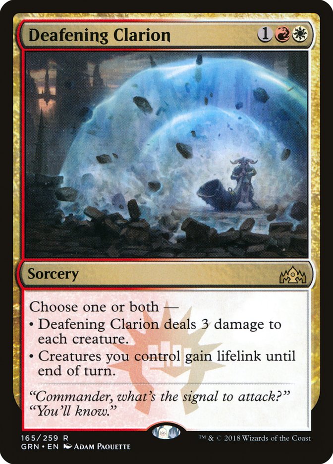 Deafening Clarion [Guilds of Ravnica] 