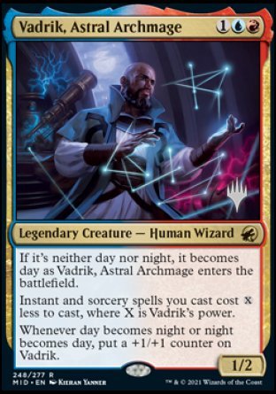 Vadrik, Astral Archmage (Promo Pack) [Innistrad: Midnight Hunt Promos] 