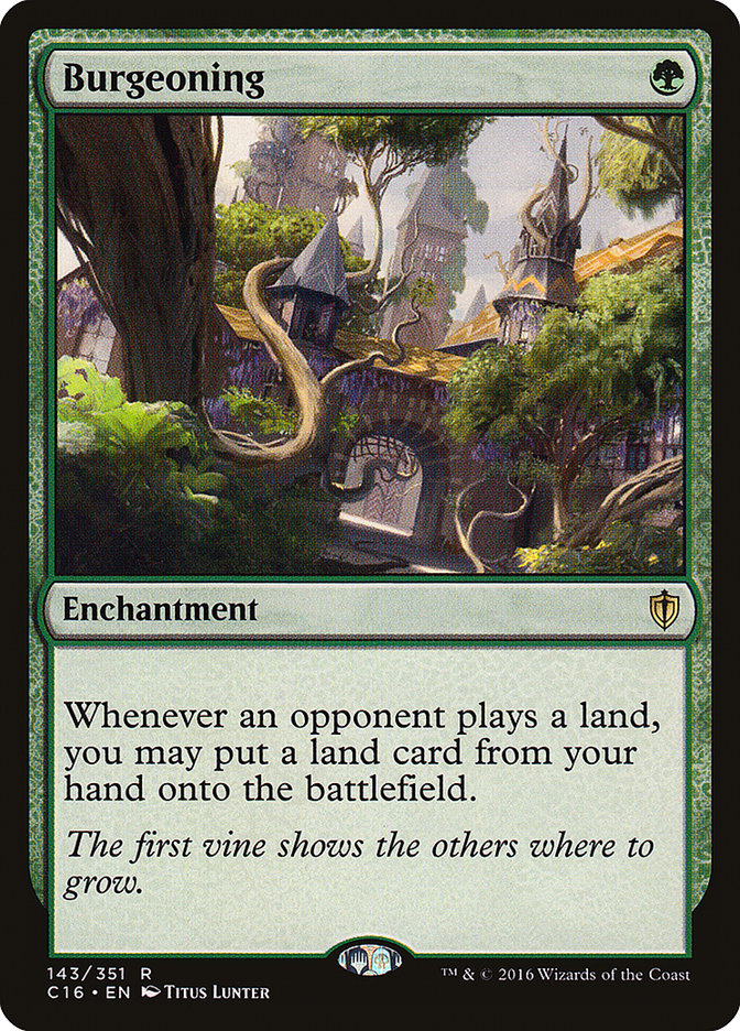 Burgeoning [Commander 2016] - Japones