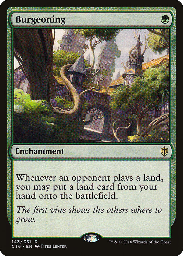 Burgeoning [Commander 2016] - Japones
