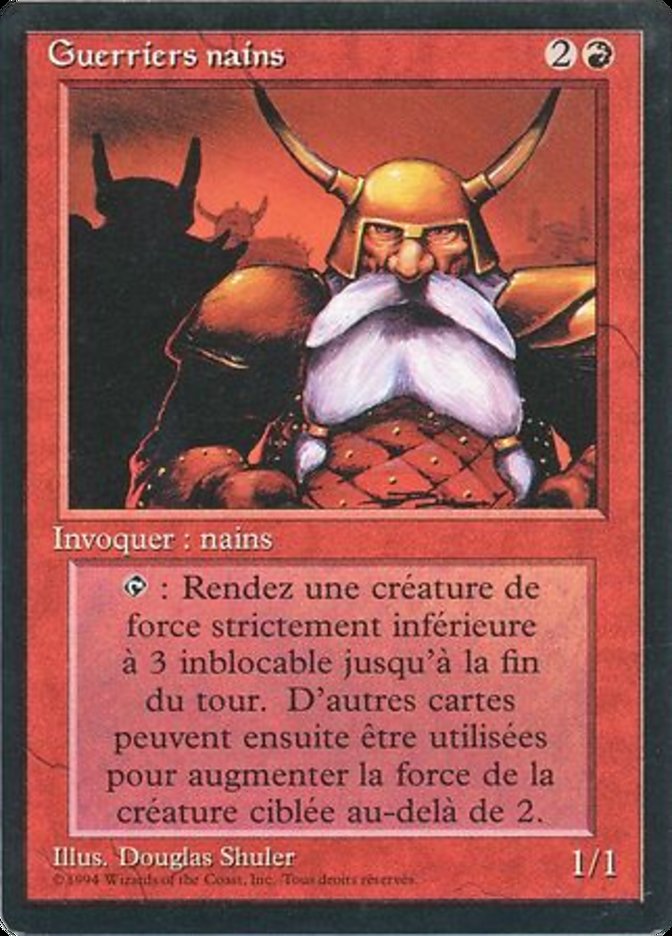Dwarven Warriors [Foreign Black Border] 