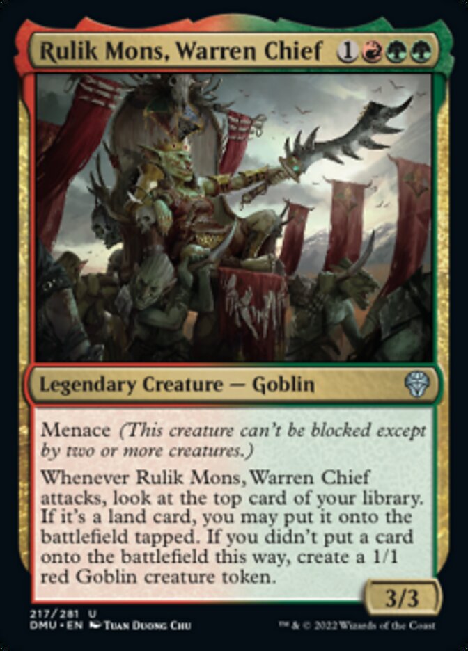 Rulik Mons, Warren Chief [Dominaria United] 