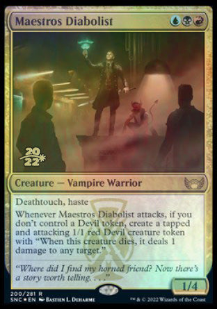 Maestros Diabolist - Español [Streets of New Capenna Prerelease Promos]