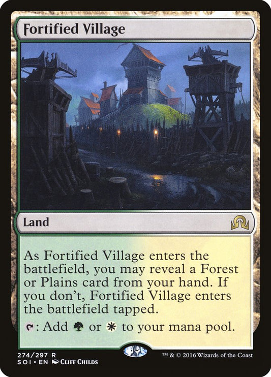 Fortified Village - Español [Shadows over Innistrad]