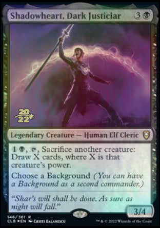 Shadowheart, Dark Justiciar [Commander Legends: Battle for Baldur's Gate Prerelease Promos] - Español