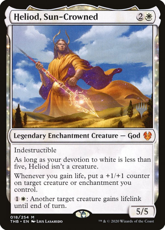 Heliod, Sun-Crowned (Promo Pack) [Theros Beyond Death Promos] - Español