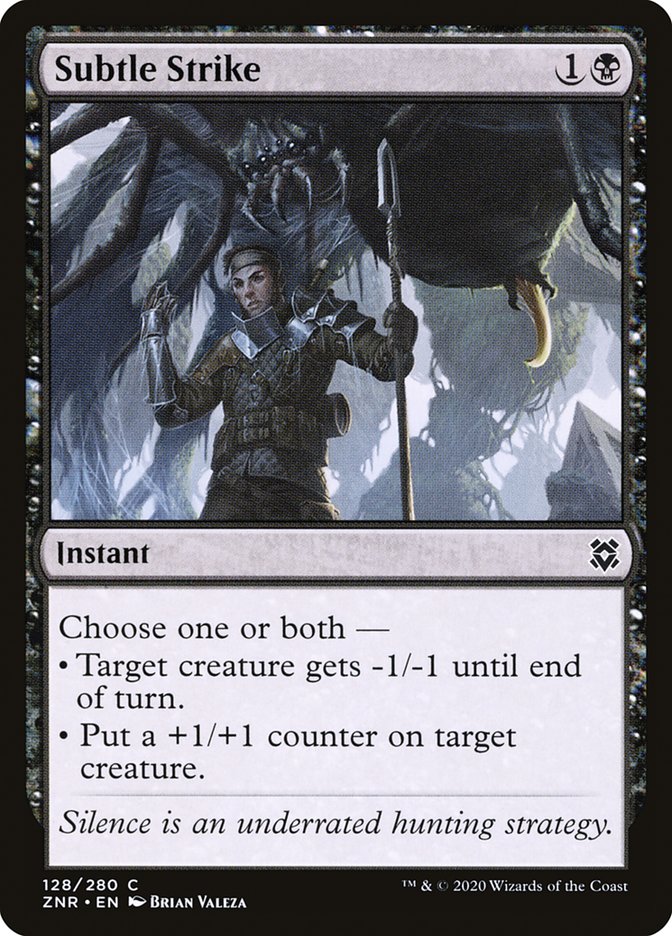 Subtle Strike [Zendikar Rising] 