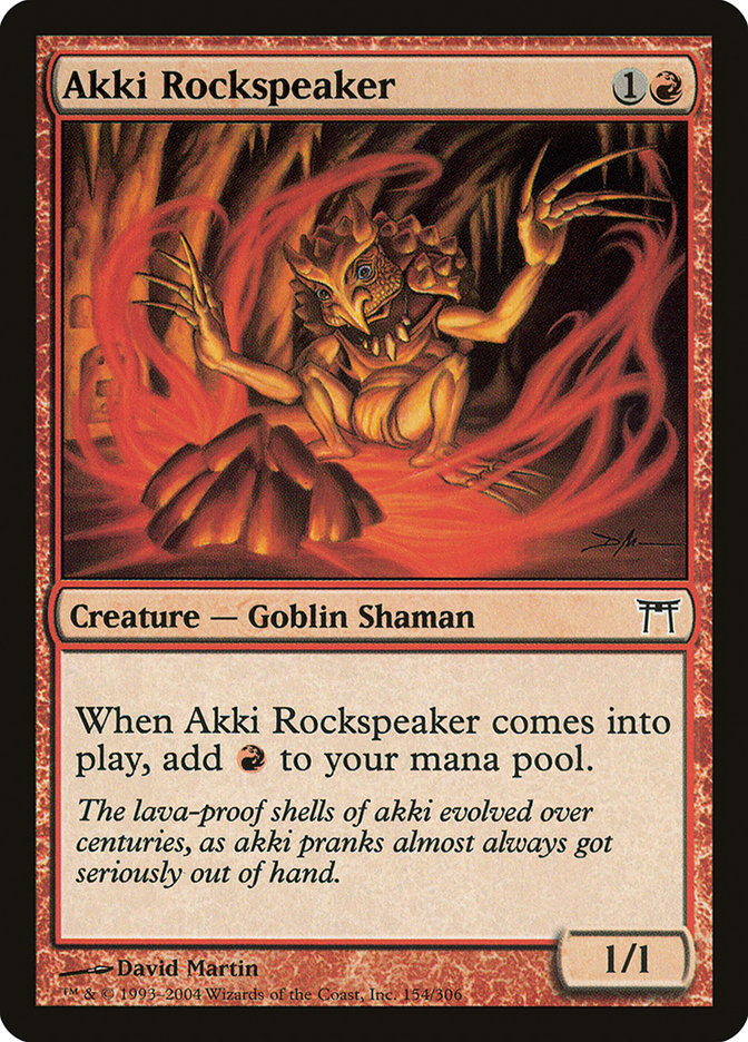 Akki Rockspeaker [Champions of Kamigawa] 