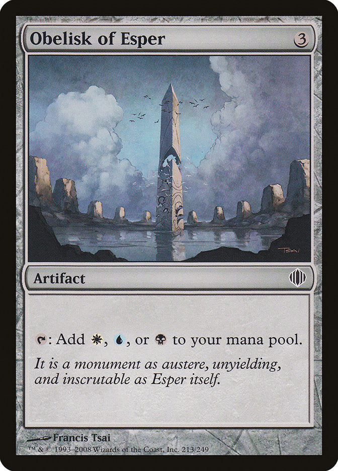 Obelisk of Esper [Shards of Alara] 