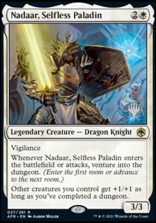 Nadaar, Selfless Paladin (Promo Pack) [Dungeons & Dragons: Adventures in the Forgotten Realms Promos] - Español