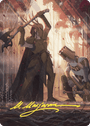 Karmic Justice Art Card (Gold-Stamped Signature) [Wilds of Eldraine Art Series]