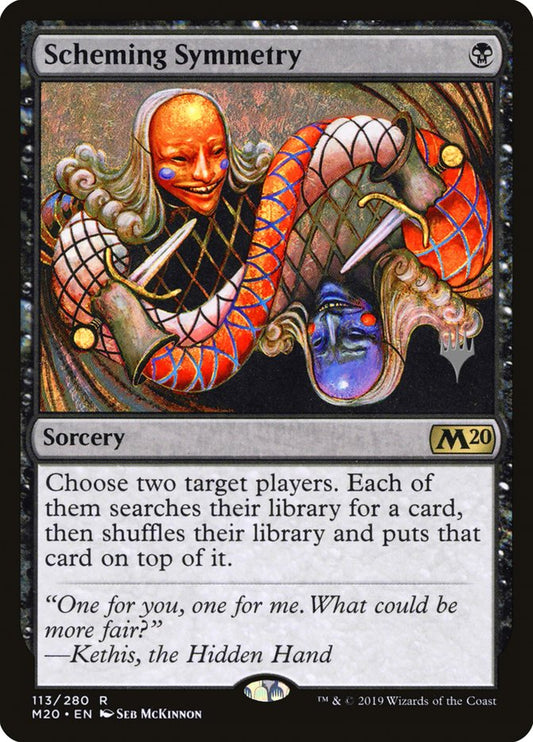 Scheming Symmetry (Promo Pack) [Core Set 2020 Promos] - Español