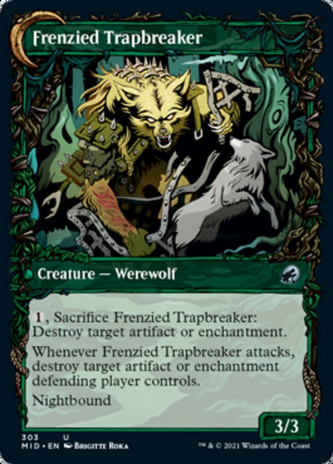 Outland Liberator // Frenzied Trapbreaker (Showcase Equinox) [Innistrad: Midnight Hunt] 