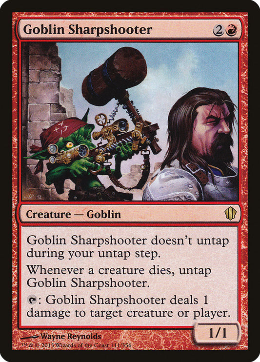 Goblin Sharpshooter [Commander 2013] - Japones