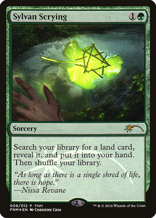 Sylvan Scrying - Español [Friday Night Magic 2016]