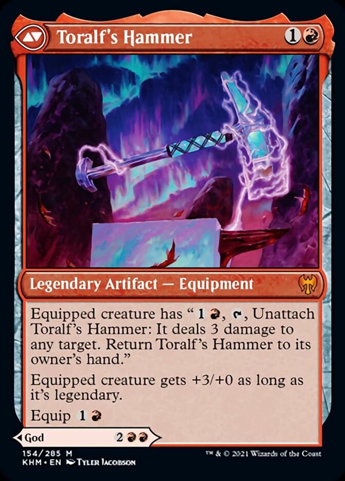 Toralf, God of Fury // Toralf's Hammer [Kaldheim] - Español