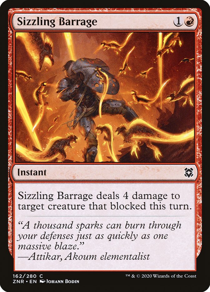 Sizzling Barrage [Zendikar Rising] 