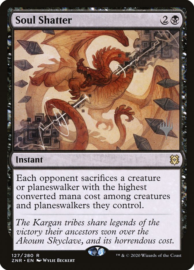 Soul Shatter (Promo Pack) [Zendikar Rising Promos] - Español
