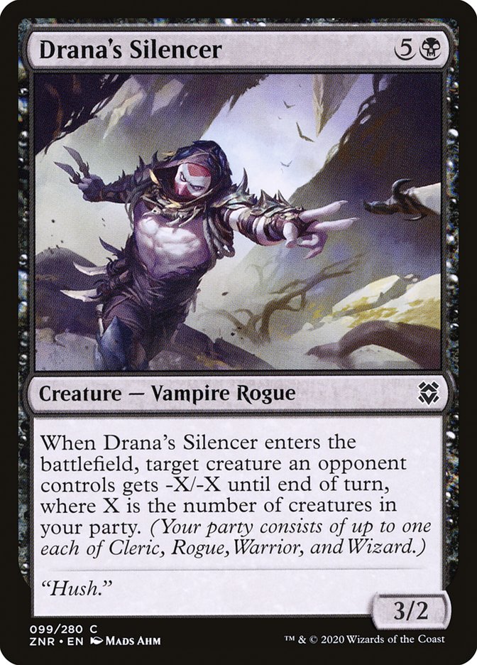 Drana's Silencer [Zendikar Rising] 