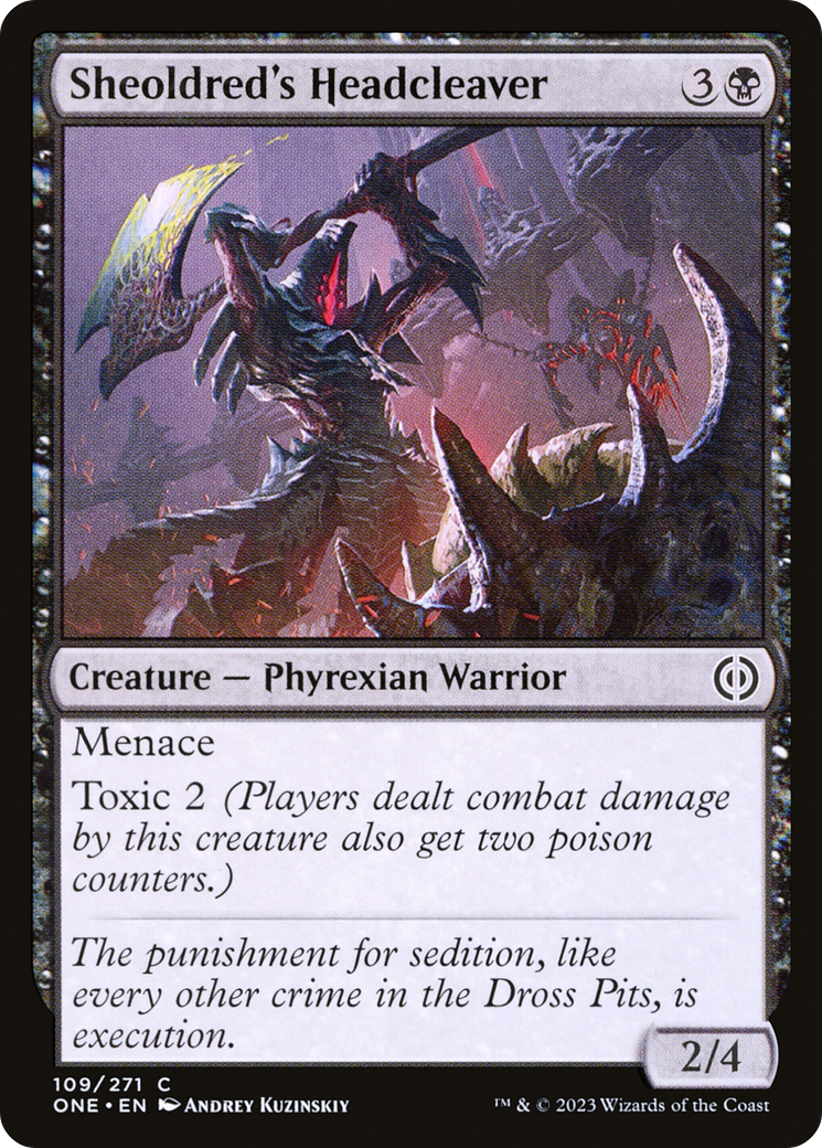 Sheoldred's Headcleaver [Phyrexia: All Will Be One] 