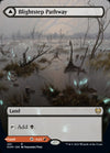 Blightstep Pathway // Searstep Pathway (Borderless Alternate Art) [Kaldheim] - Español