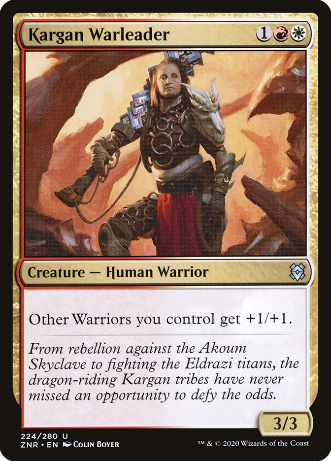 Kargan Warleader [Zendikar Rising] 