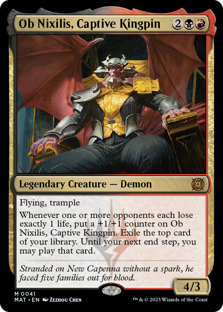 Ob Nixilis, Captive Kingpin - Español [March of the Machine: The Aftermath]