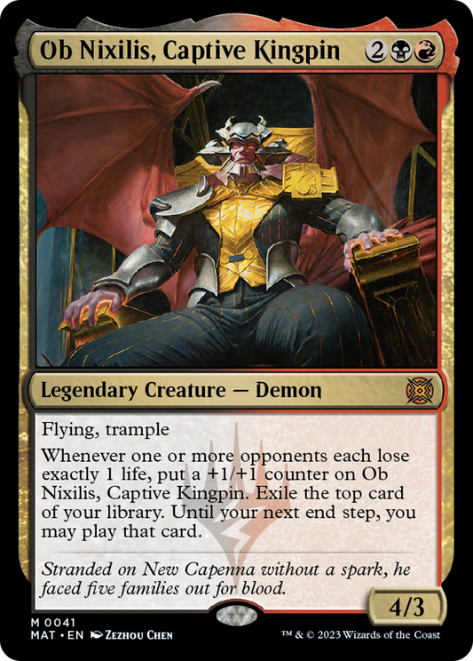 Ob Nixilis, Captive Kingpin - Español [March of the Machine: The Aftermath]