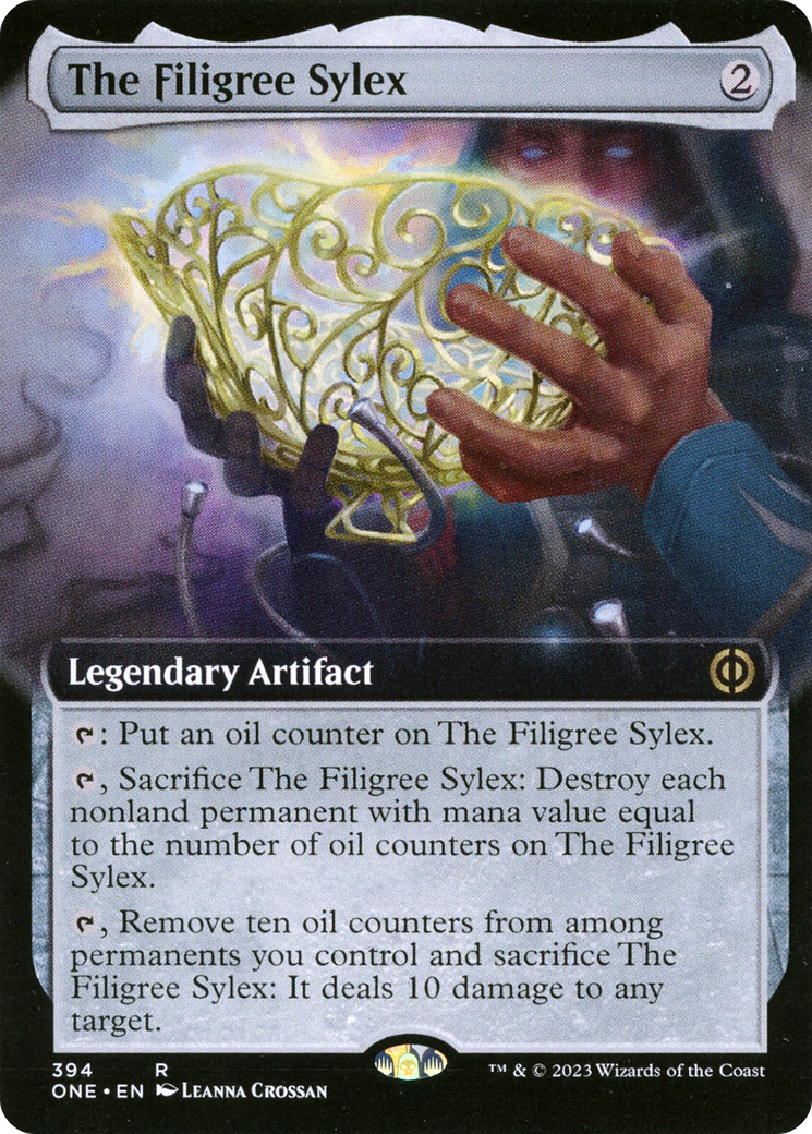 The Filigree Sylex (Extended Art) [Phyrexia: All Will Be One] 