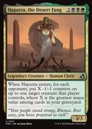 Hapatra, the Desert Fang [Reality Fracture]