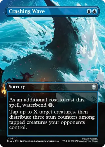 Crashing Wave (Borderless) [Avatar: The Last Airbender]