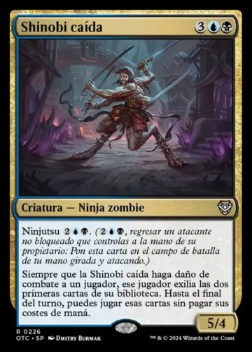 Fallen Shinobi [Outlaws of Thunder Junction Commander] - Español