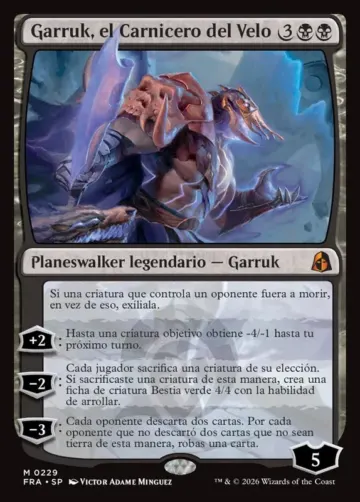 Garruk, Veiled Butcher [Reality Fracture] - Español