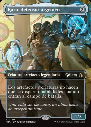 Karn, Argent Defender [Reality Fracture] - Español