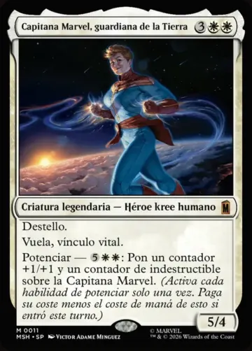 Captain Marvel, Earth's Protector [Marvel Super Heroes] - Español