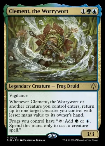 Clement, the Worrywort [Bloomburrow Promos]