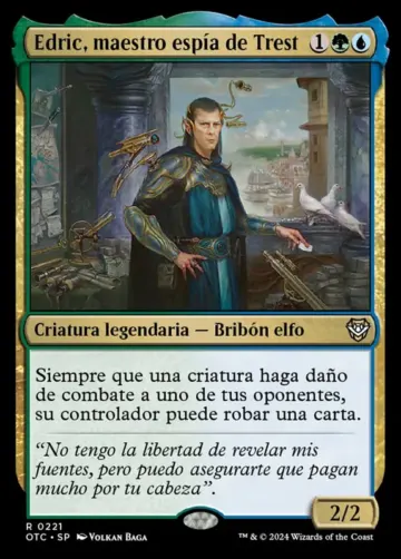 Edric, Spymaster of Trest [Outlaws of Thunder Junction Commander] - Español