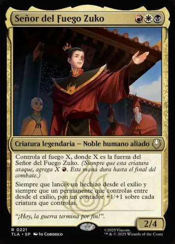 Fire Lord Zuko [Avatar: The Last Airbender] - Español