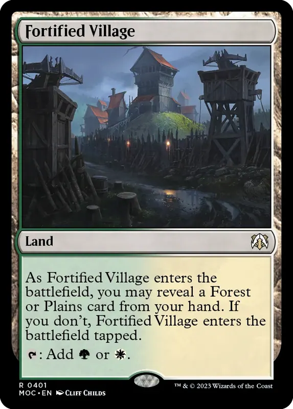 Fortified Village [March of the Machine Commander]