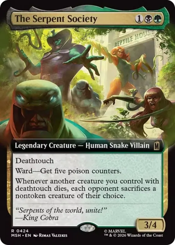 The Serpent Society (Extended Art) [Marvel Super Heroes]