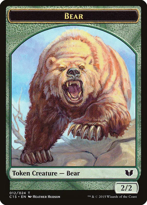 Bear [Commander 2015 Tokens]