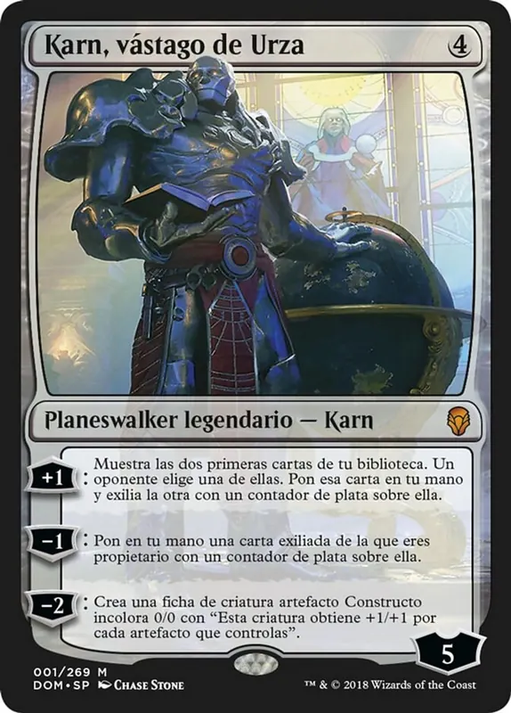 Karn, Scion of Urza [Dominaria] - Español