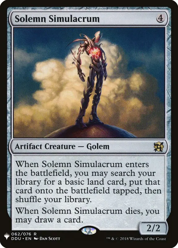 Solemn Simulacrum [The List]