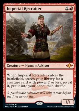 Imperial Recruiter (Foil Etched) [Modern Horizons 2] - Japones