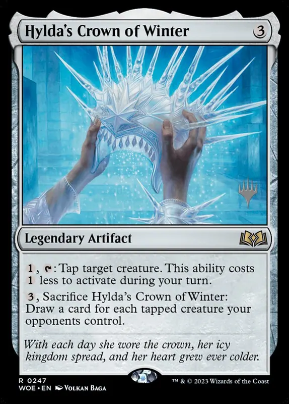 Hylda's Crown of Winter [Wilds of Eldraine Promos]